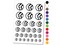 Knee Bones Joint Anatomy Body Part Temporary Tattoo Water Resistant Fake Body Art Set Collection